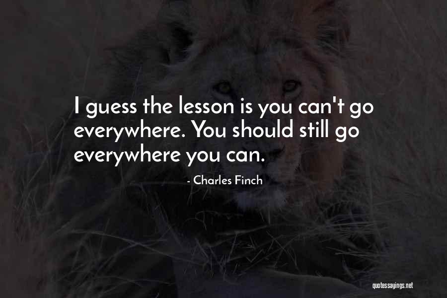 Travel Writing Quotes By Charles Finch Travel Writing Quotes By Charles Finch
