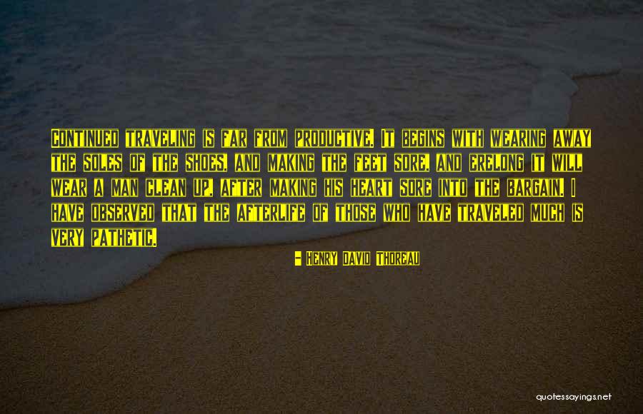 Traveled Man Quotes By Henry David Thoreau Traveled Man Quotes By Henry David Thoreau