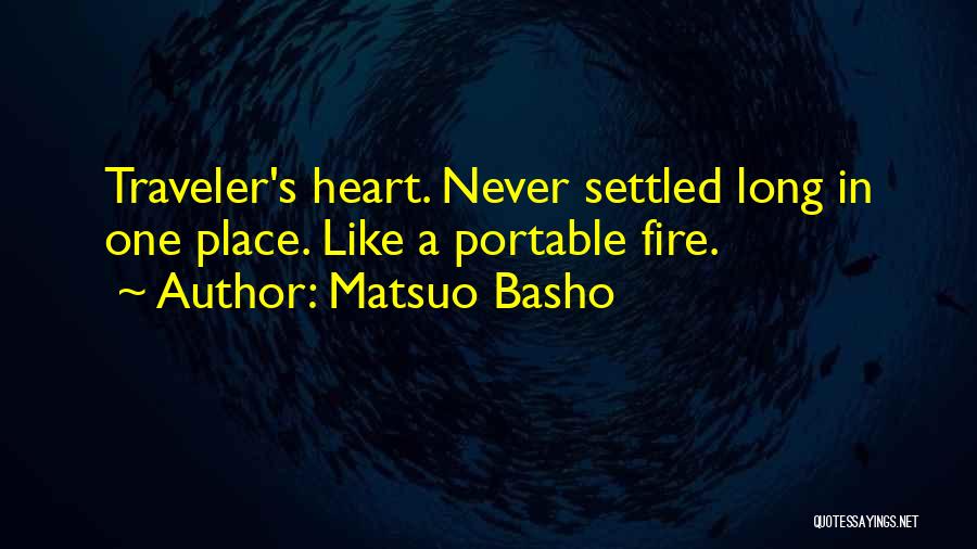 Traveler Quotes By Matsuo Basho