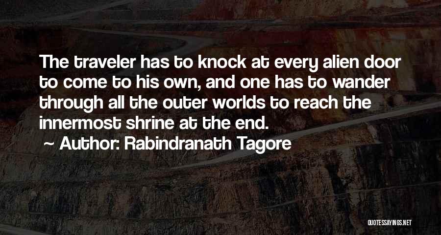 Traveler Quotes By Rabindranath Tagore