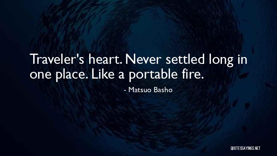 Traveler S Heart Quotes By Matsuo Basho