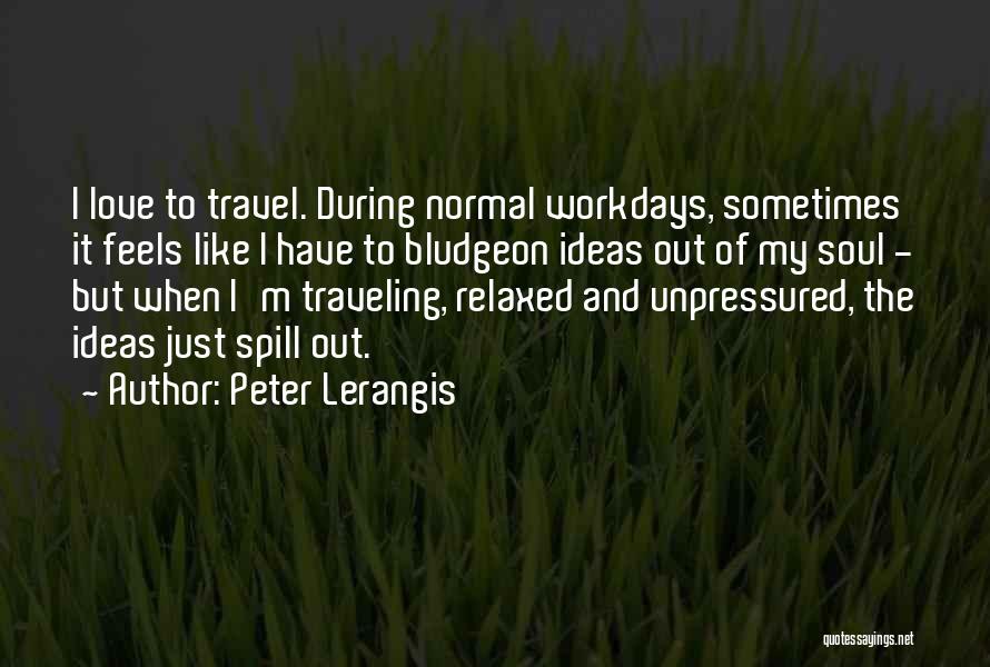 Traveling And Love Quotes By Peter Lerangis