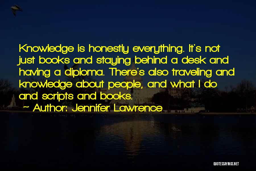 Traveling From Books Quotes By Jennifer Lawrence