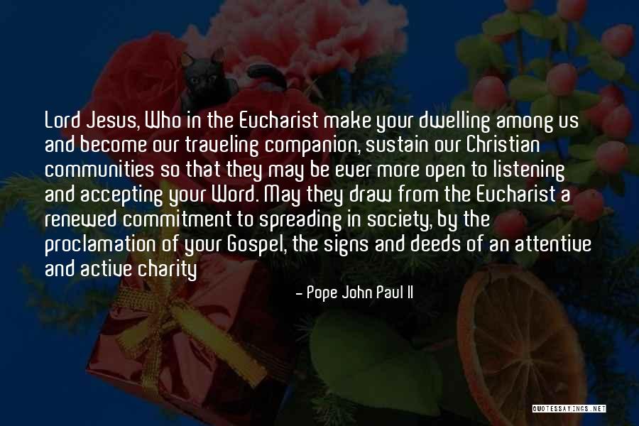 Traveling The Us Quotes By Pope John Paul II Traveling The Us Quotes By Pope John Paul II