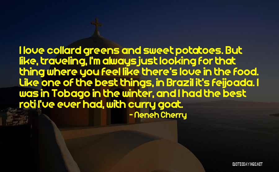 Traveling With The One You Love Quotes By Neneh Cherry Traveling With The One You Love Quotes By Neneh Cherry