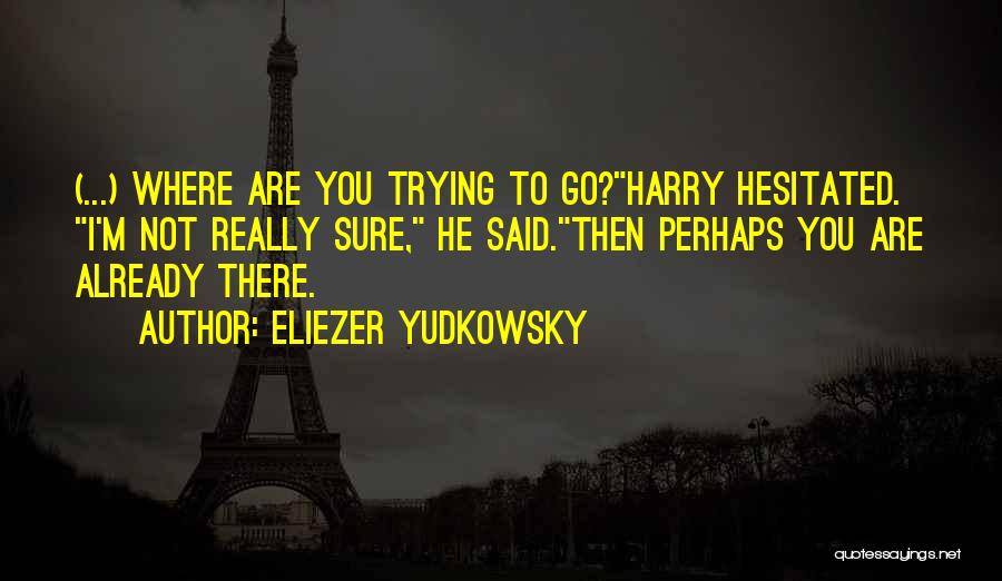 Travelling And Happiness Quotes By Eliezer Yudkowsky