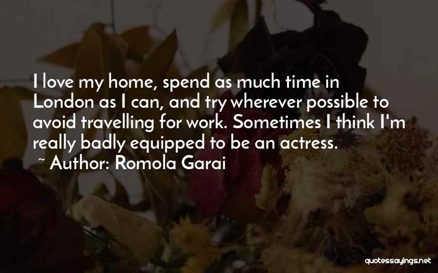 Travelling Home Quotes By Romola Garai