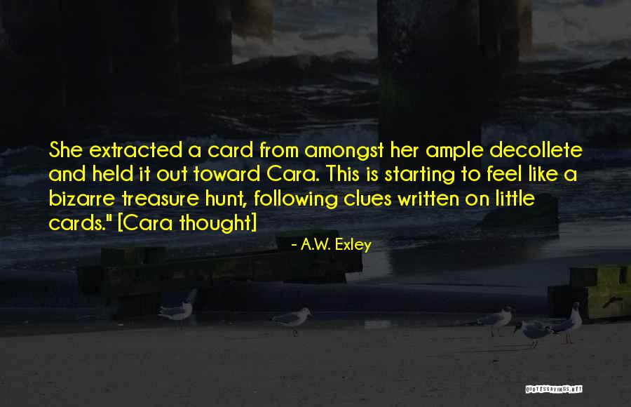 Treasure Hunt Quotes By A.W. Exley