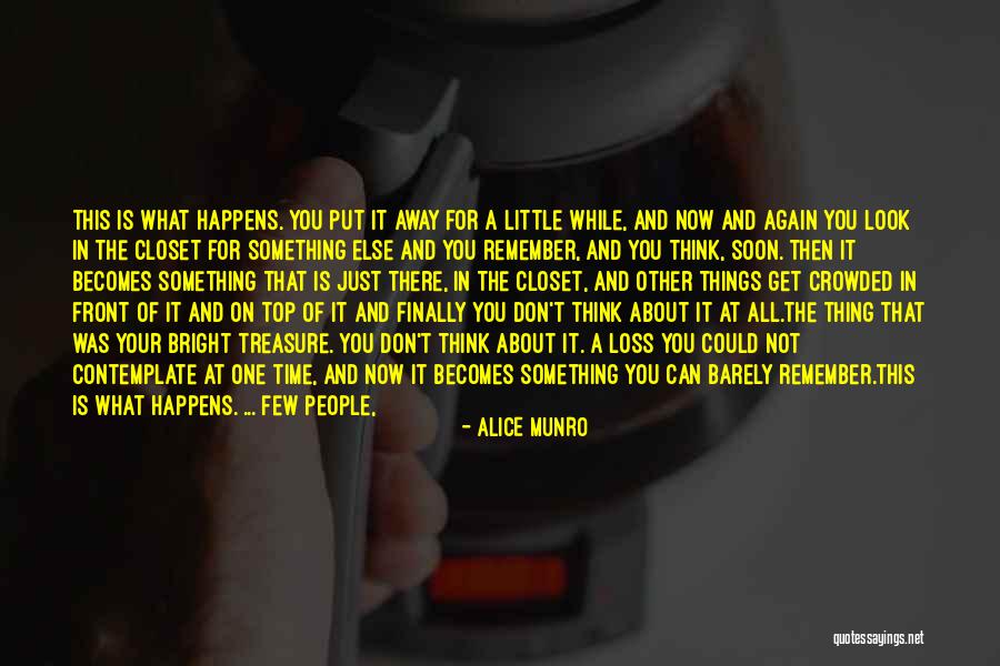 Treasure The Little Things Quotes By Alice Munro Treasure The Little Things Quotes By Alice Munro