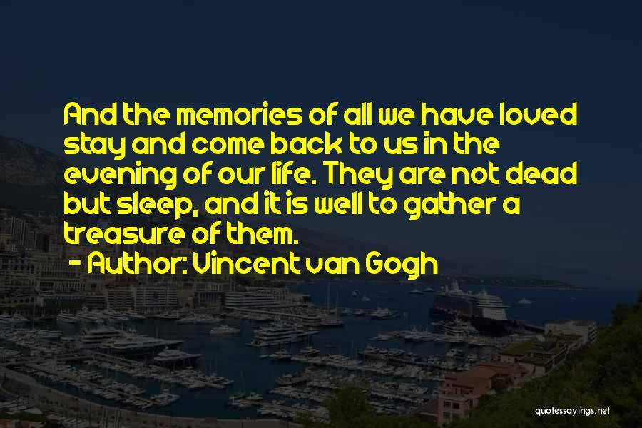 Treasure Your Memories Quotes By Vincent Van Gogh