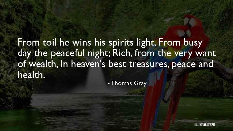 Treasures In Heaven Quotes By Thomas Gray