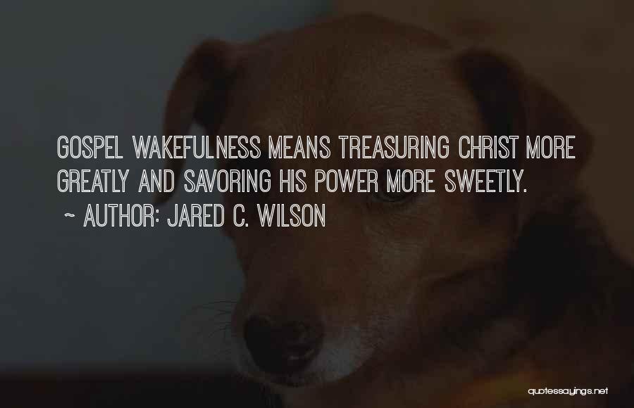 Treasuring Things Quotes By Jared C. Wilson