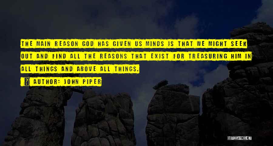 Treasuring Things Quotes By John Piper