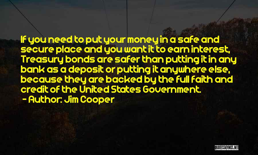 Treasury Bonds Quotes By Jim Cooper