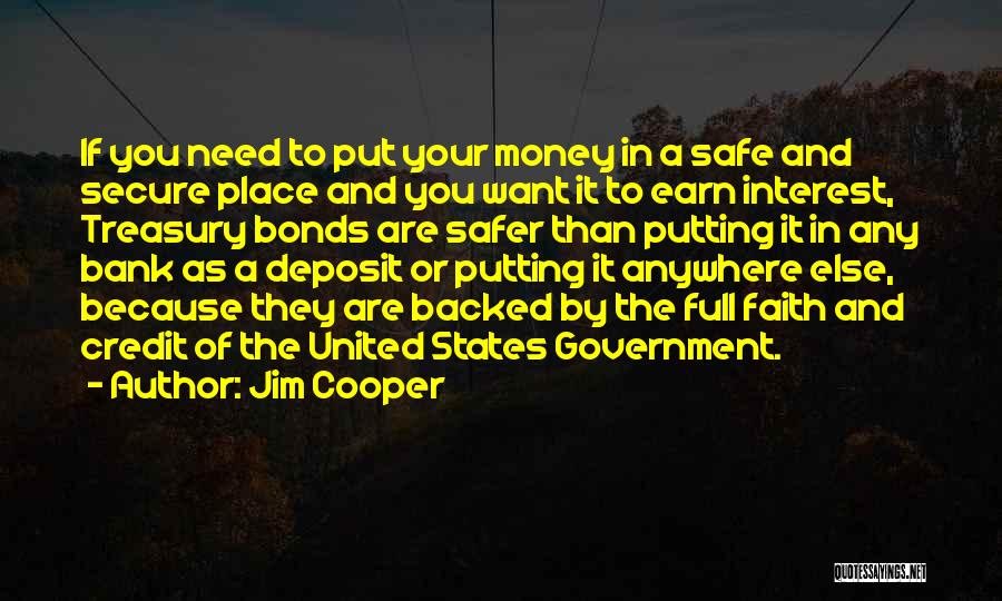 Treasury Money Quotes By Jim Cooper