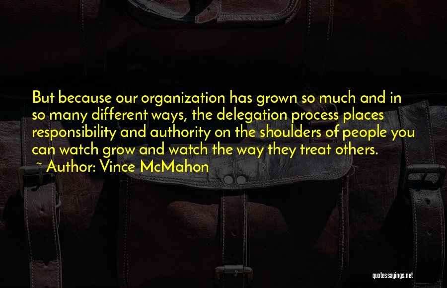 Treat Others Quotes By Vince McMahon