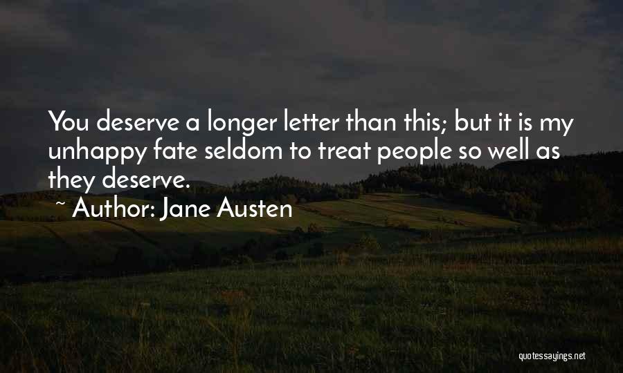 Treat People Well Quotes By Jane Austen