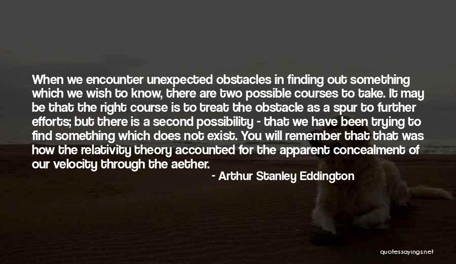 Treat U Right Quotes By Arthur Stanley Eddington