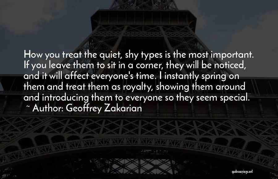 Treat You Special Quotes By Geoffrey Zakarian