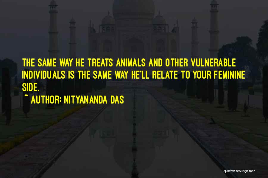 Treating Animals Well Quotes By Nityananda Das