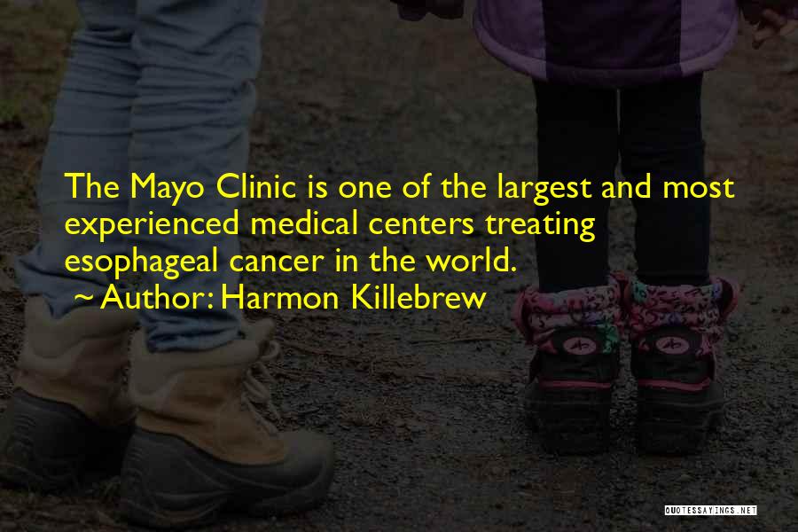 Treating Cancer Quotes By Harmon Killebrew