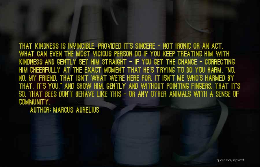 Treating Each Other With Kindness Quotes By Marcus Aurelius
