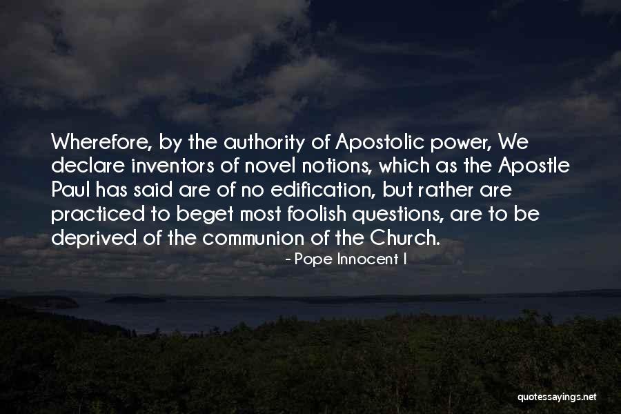 Treatise On Verse Quotes By Pope Innocent I Treatise On Verse Quotes By Pope Innocent I
