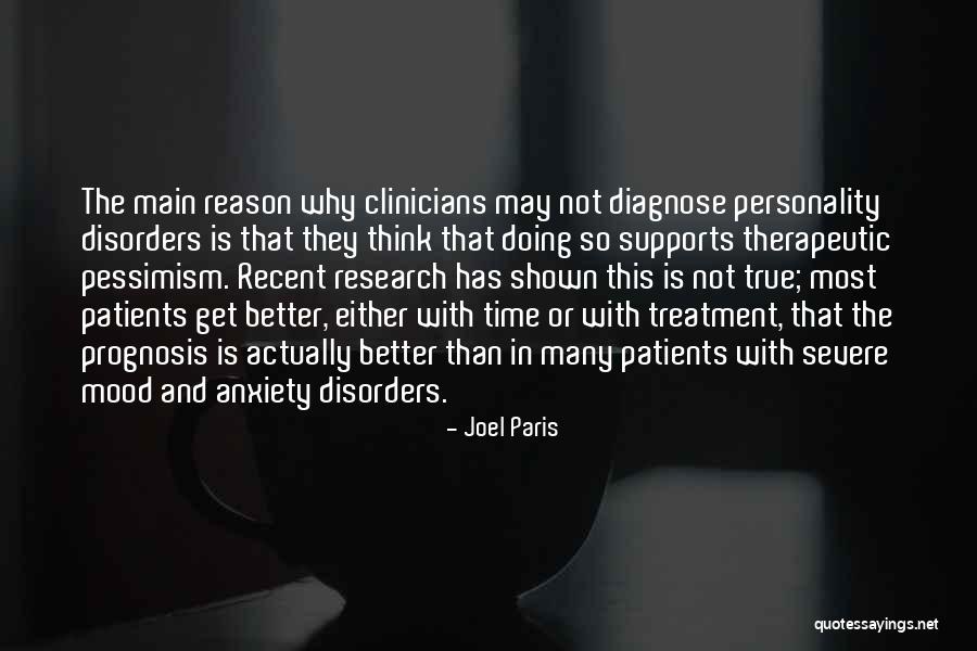 Treatment For Illness Quotes By Joel Paris Treatment For Illness Quotes By Joel Paris