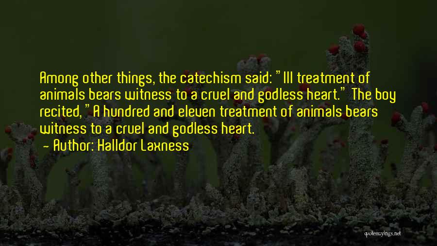 Treatment Of Animals Quotes By Halldor Laxness