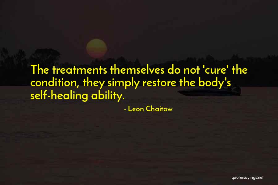 Treatments Quotes By Leon Chaitow Treatments Quotes By Leon Chaitow