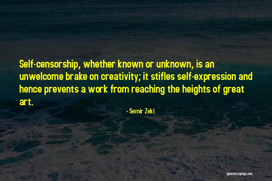 Trebatice Quotes By Semir Zeki Trebatice Quotes By Semir Zeki