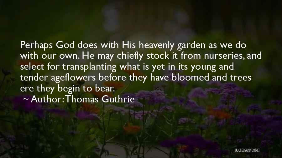 Tree And Flower Quotes By Thomas Guthrie