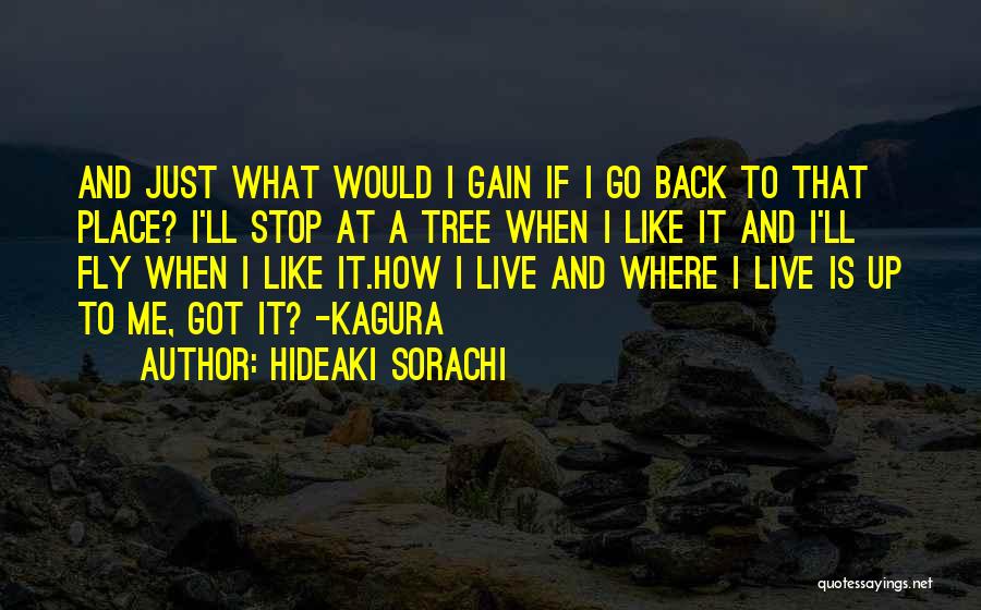Tree And Friendship Quotes By Hideaki Sorachi
