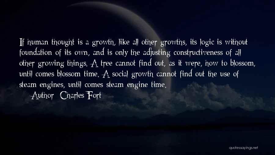 Tree And Growth Quotes By Charles Fort