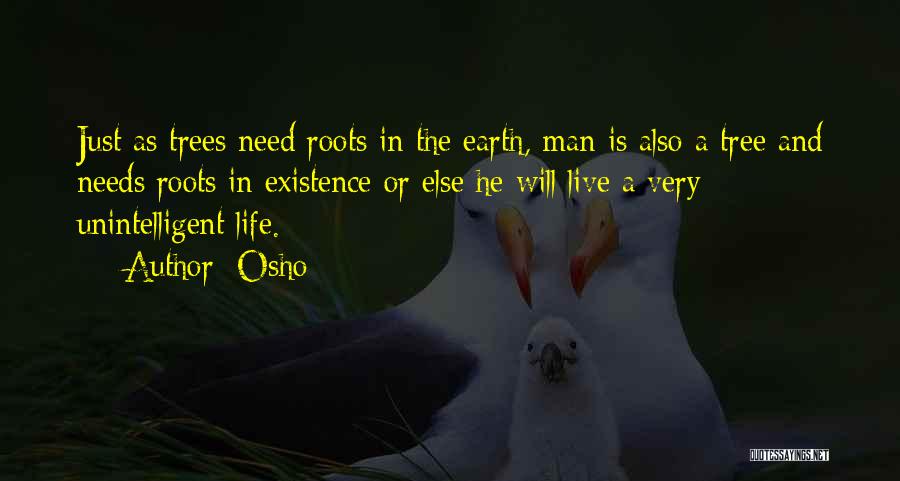 Tree And Man Quotes By Osho