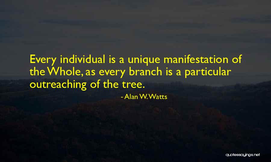 Tree Branch Quotes By Alan W. Watts