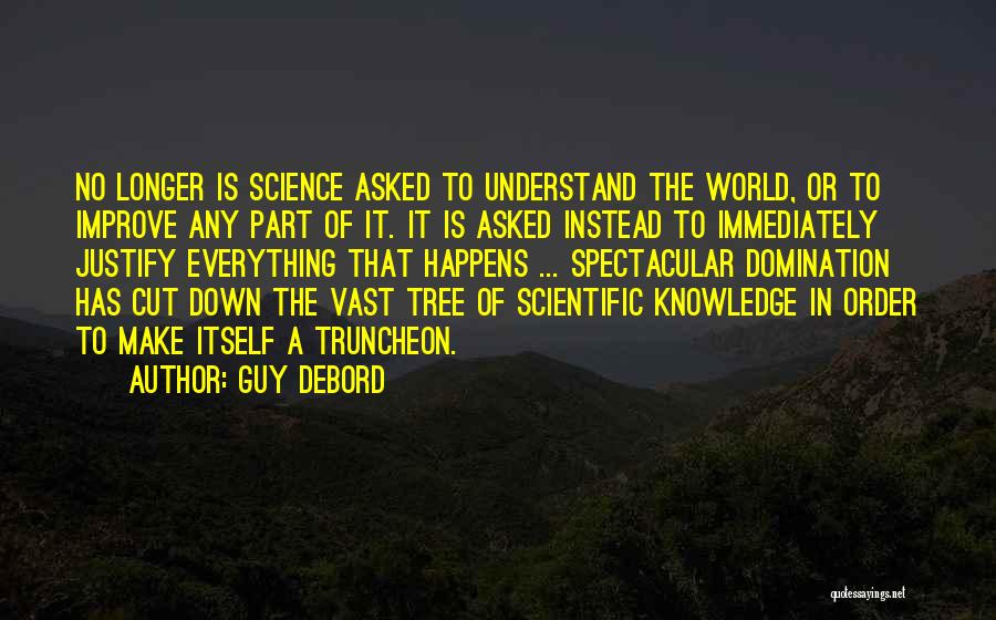 Tree Cutting Quotes By Guy Debord