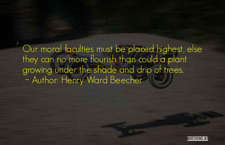 Tree Growing Quotes By Henry Ward Beecher