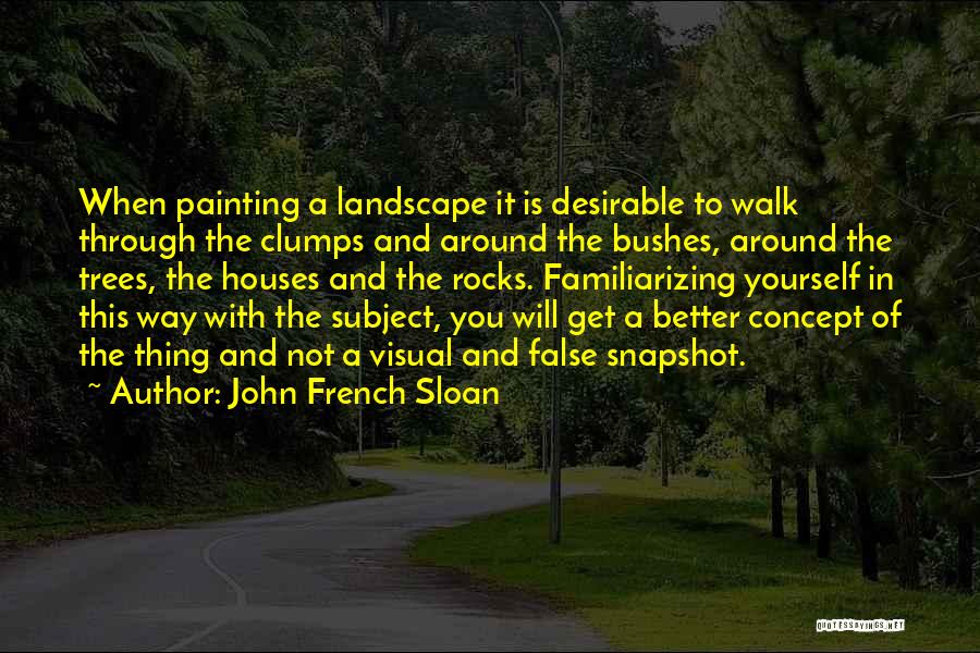 Tree Houses Quotes By John French Sloan