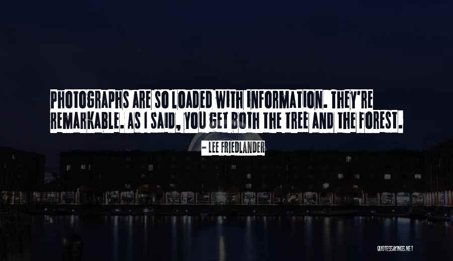 Tree Photography Quotes By Lee Friedlander Tree Photography Quotes By Lee Friedlander