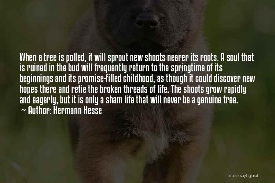 Tree Roots Quotes By Hermann Hesse
