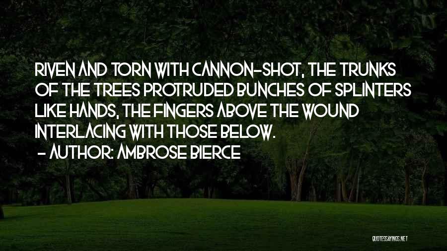 Tree Trunks Quotes By Ambrose Bierce