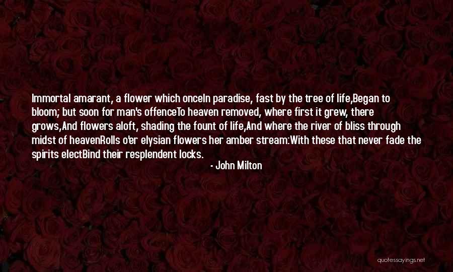 Tree Will Not Bloom Quotes By John Milton Tree Will Not Bloom Quotes By John Milton