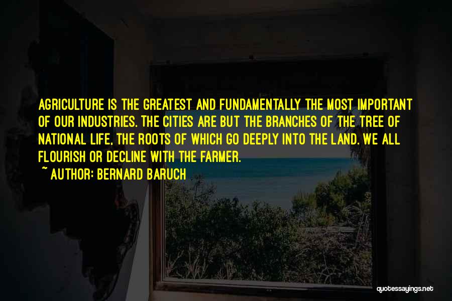 Tree With Roots Quotes By Bernard Baruch