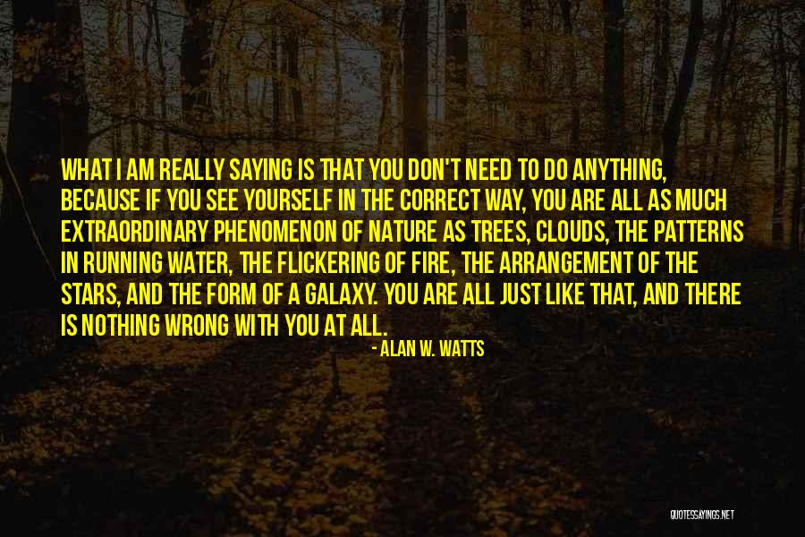 Trees And Clouds Quotes By Alan W. Watts