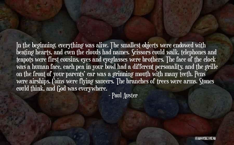 Trees And Clouds Quotes By Paul Auster