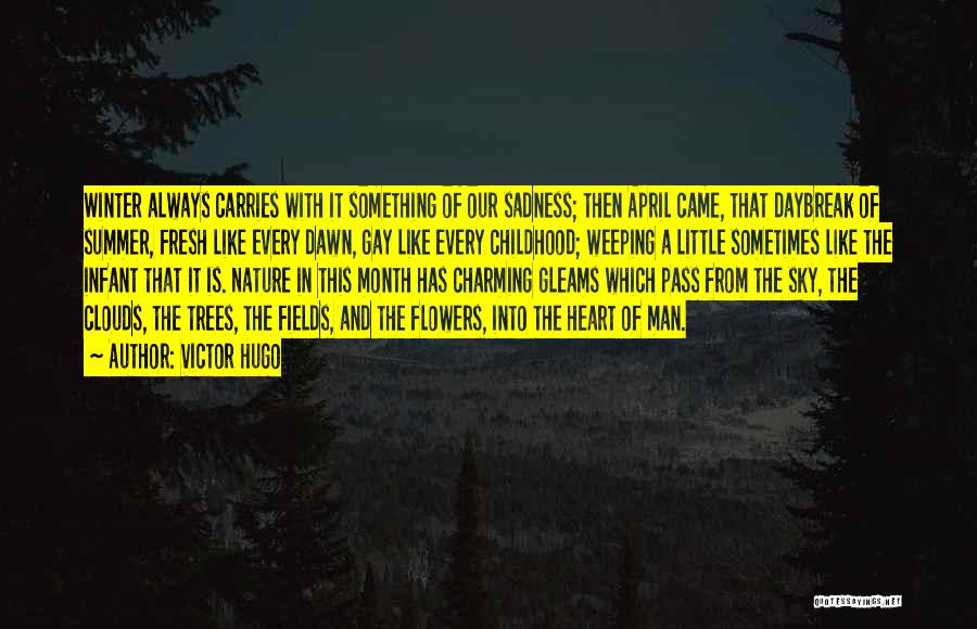 Trees And Clouds Quotes By Victor Hugo