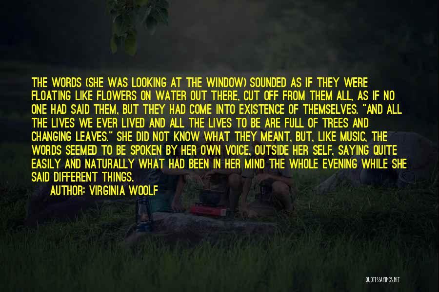 Trees And Leaves Quotes By Virginia Woolf