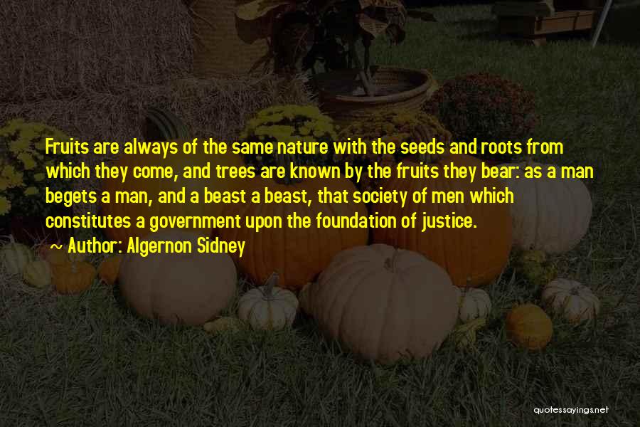 Trees And Roots Quotes By Algernon Sidney