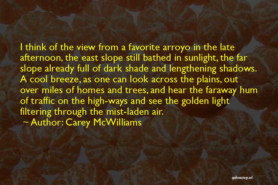 Trees And Shadows Quotes By Carey McWilliams